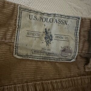 U.S. Polo Assn. Khaki Corduroy Pants
